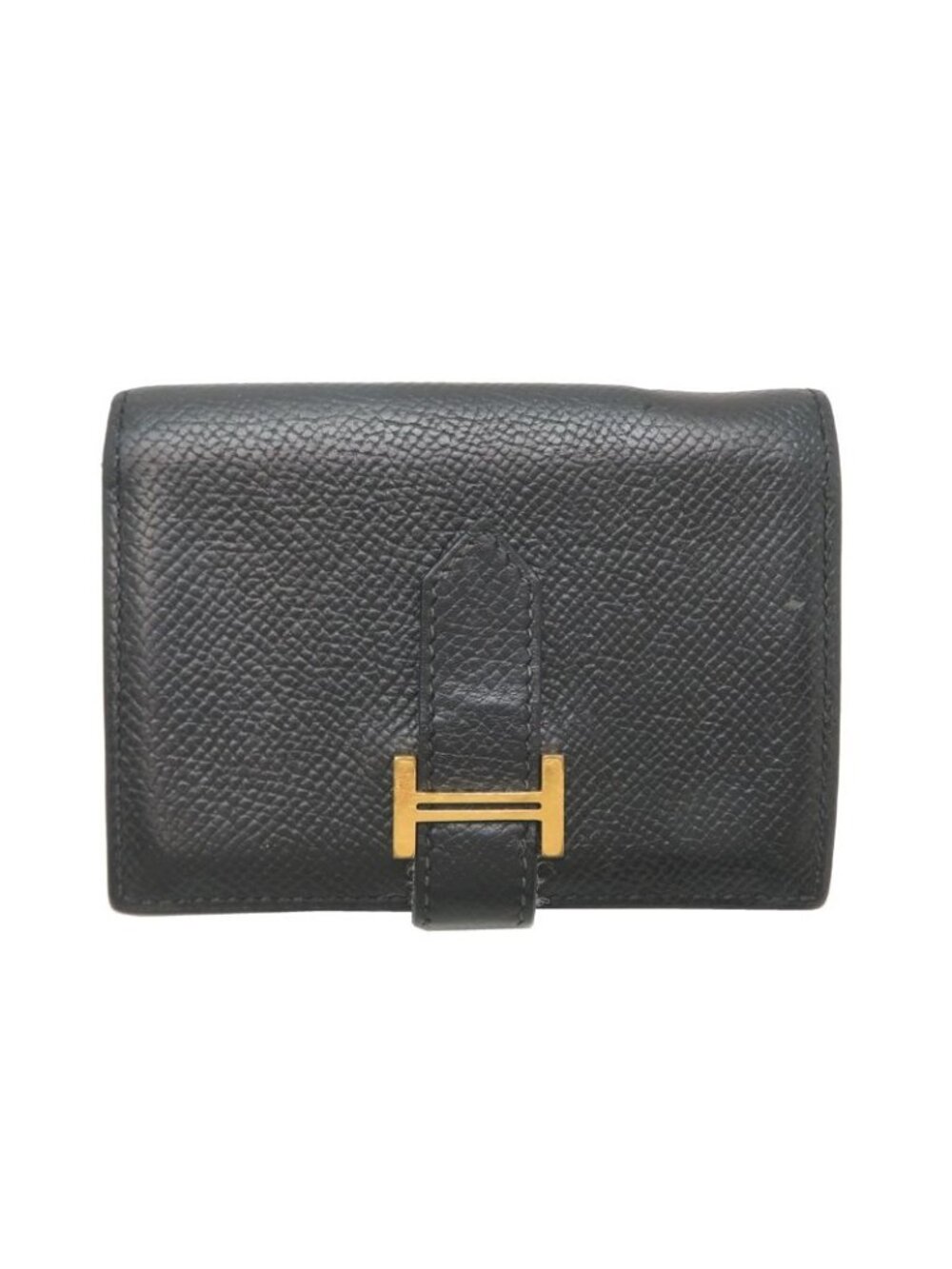 Hermes Card Case Card Holders Black